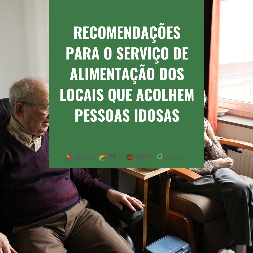 Orientações Serviço de Alimentação – Estruturas Residências para Idosos