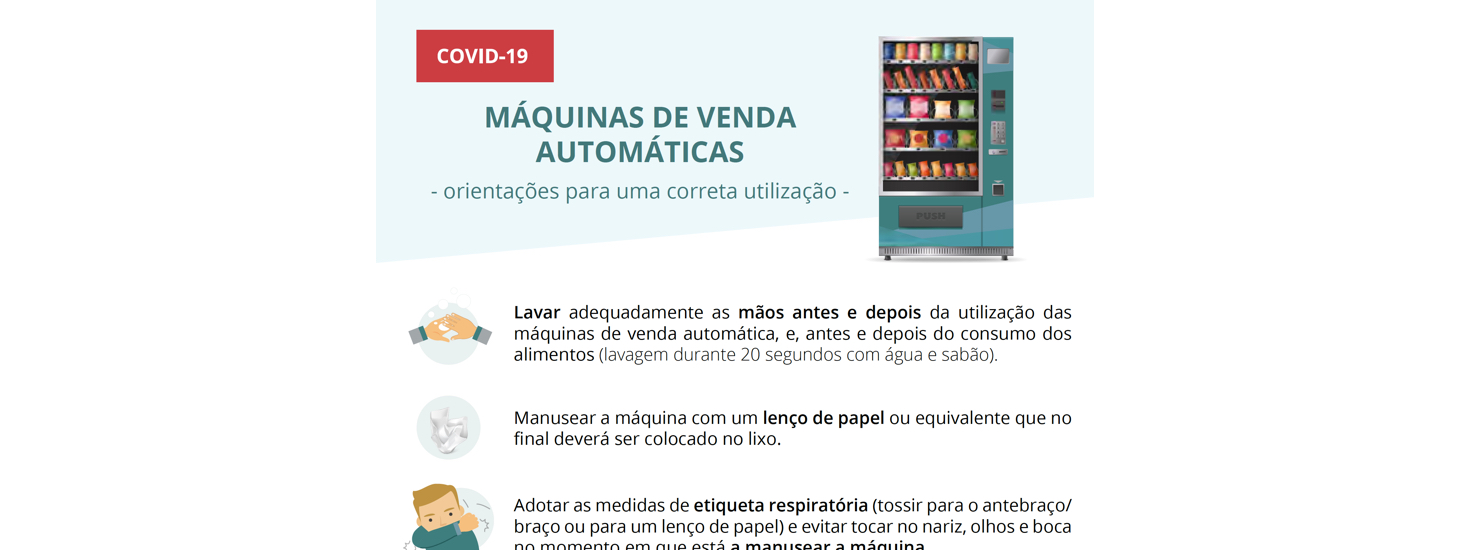 Máquinas de venda automática – Orientações para uma correta utilização