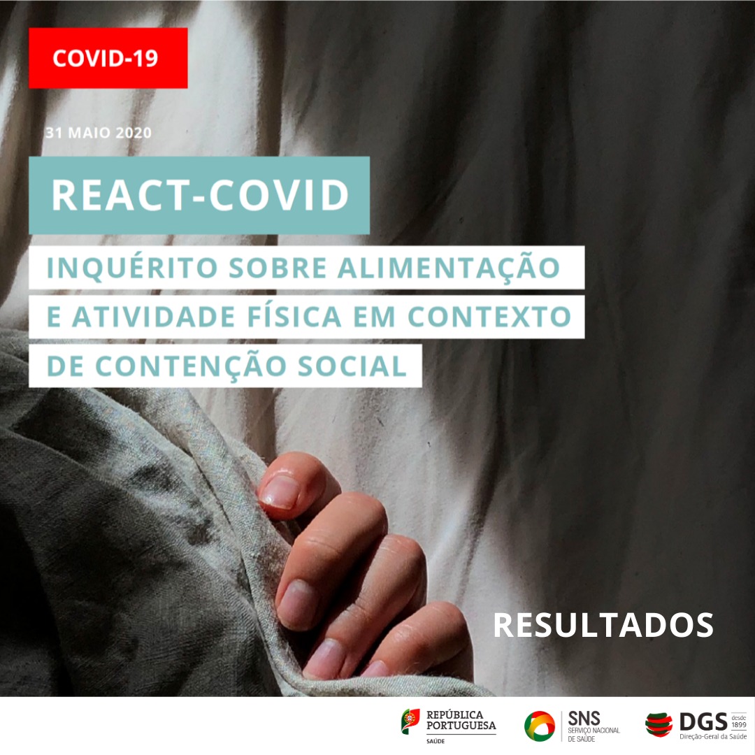 REACT- COVID Inquérito sobre alimentação e atividade física em contexto de conteção social