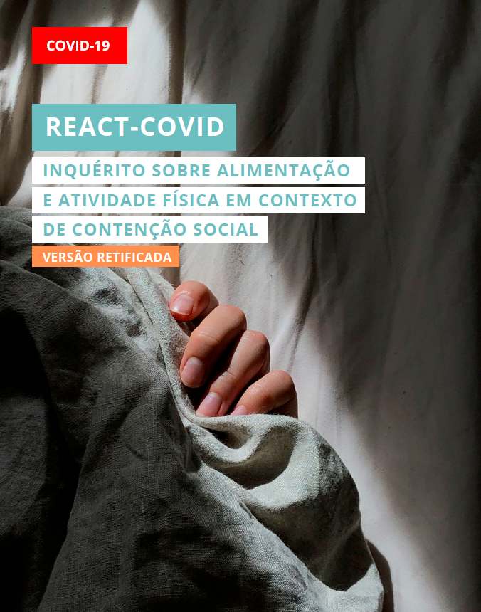REACT-COVID Inquérito sobre alimentação e atividade física em contexto de contenção social
